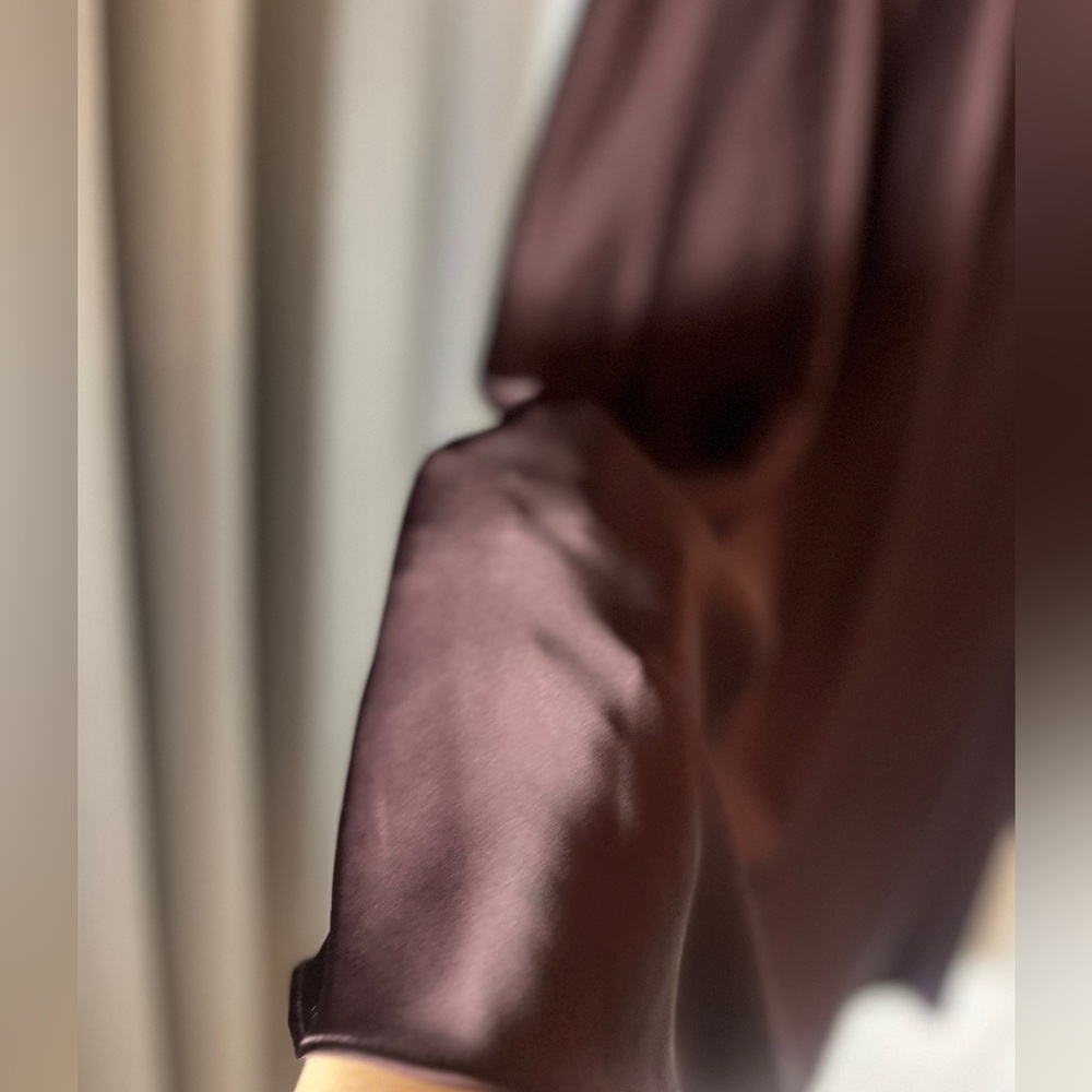 Zara Burgundy Maxi Skirt - Picture 6 of 14